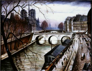 Notre Dame de Paris depuis le Quai des Grands Augustins